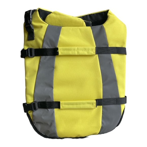 Amazon Basics Dog Adjustable Life Jacket with Reflective Stripes Yellow  Medium - Picture 11 of 14
